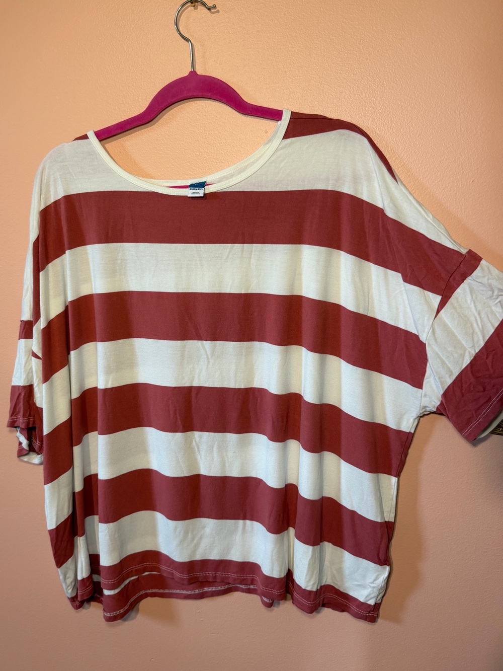 Striped Oversized Women's Top